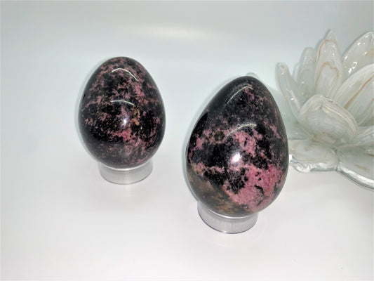 Rhodonite Crystal Egg