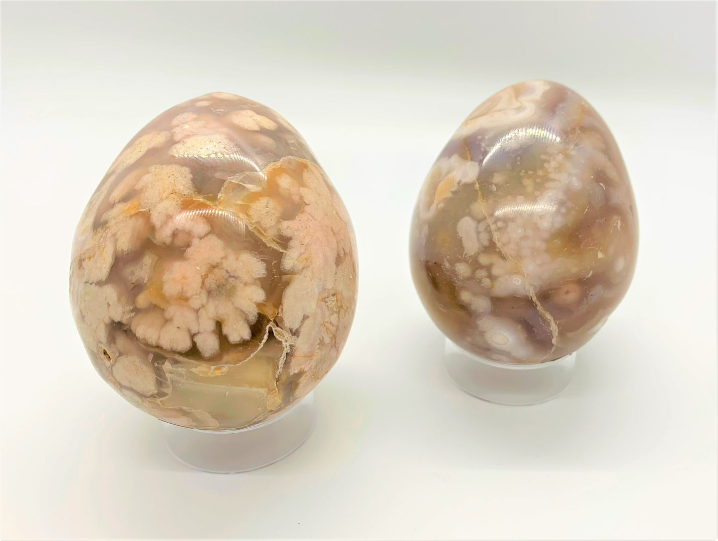 Flower Agate Egg