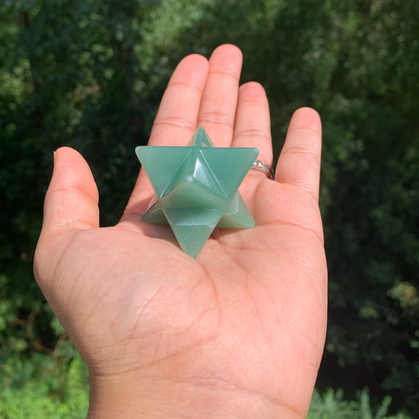 Green Aventurine Merkaba