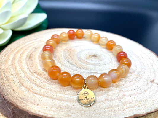 Carnelian Healing Crystal Bracelet