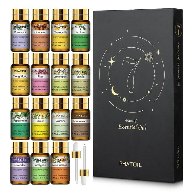 Pure Essential Oils 15pcs Gift Set Natural Plant Aroma