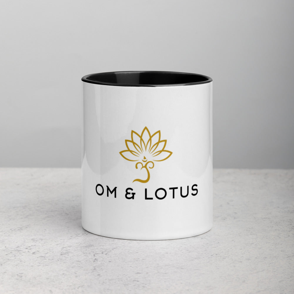 OM & LOTUS Ceramic Mug
